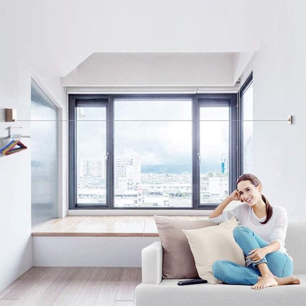 Abhsant Hot Retractable Indoor And Outdoor Clothes Wall Hanger