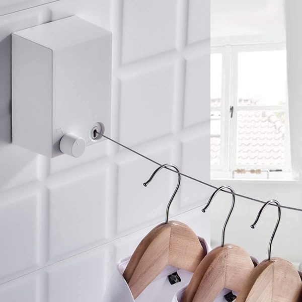 Abhsant Hot Retractable Indoor And Outdoor Clothes Wall Hanger