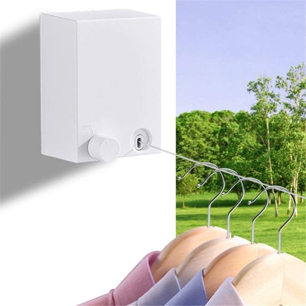 Abhsant Hot Retractable Indoor And Outdoor Clothes Wall Hanger