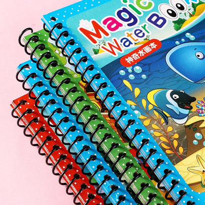 Reuseable Magic Water Drawing Coloring Book
