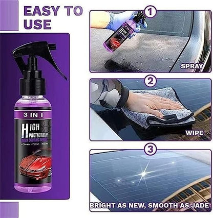 Car Coating Spray 3-in-1 Quick Coat Wax Polish