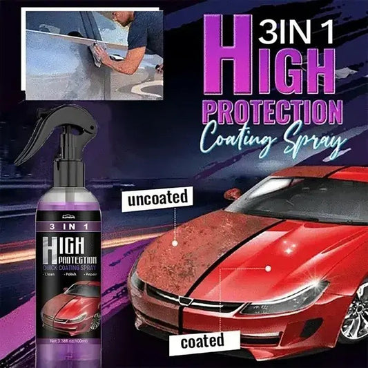 Car Coating Spray 3-in-1 Quick Coat Wax Polish