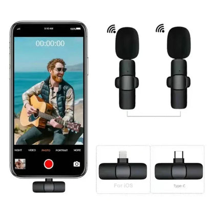 K8 Type-c Wireless Lavalier Microphone