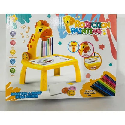 Table With Light And With Music Inside | Mini Art Drawing Board Leds Projector